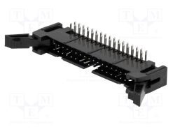 DS1011-34RBSIB7_Πρίζα; IDC; αρσενικά; PIN: 34; γωνιακός 90°; THT; Επίχρυση; 2