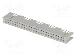 8550-4500PL_Πρίζα; IDC; θηλυκά; PIN: 50; ευθύς; THT; Επίχρυση; 3A; 2