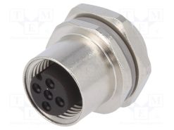 T4133012031-000_Πρίζα; M12; PIN: 3; θηλυκά; κωδικός Α-DeviceNet / CANopen; κόλληση