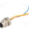 68836 0986 EFC 151 A_Πρίζα; M12; PIN: 4; θηλυκά; κωδικός D-Ethernet; για πίνακα