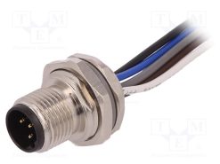 T4171010405-002_Πρίζα; M12; PIN: 5; αρσενικά; κωδικός B-Profibus; αγωγοί; IP67; 60V