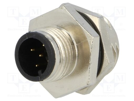 M12A-05PMMS-SH8001_Πρίζα; M12; PIN: 5; αρσενικά; κωδικός Α-DeviceNet / CANopen; 60V