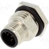 M12A-05PMMP-SF8002_Πρίζα; M12; PIN: 5; αρσενικά; κωδικός Α-DeviceNet / CANopen; THT