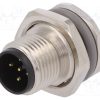 T4140012051-000_Πρίζα; M12; PIN: 5; αρσενικά; κωδικός Α-DeviceNet / CANopen; THT