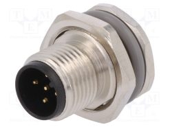 T4140012051-000_Πρίζα; M12; PIN: 5; αρσενικά; κωδικός Α-DeviceNet / CANopen; THT