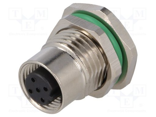 PXMBNI12RPF05BPCPG9_Πρίζα; M12; PIN: 5; θηλυκά; κωδικός B-Profibus; THT; IP67; 60V; 4A