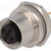 T4143012051-000_Πρίζα; M12; PIN: 5; θηλυκά; κωδικός Α-DeviceNet / CANopen; THT