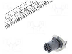 MSAS-05PFFT-EE8001_Πρίζα; M12; PIN: 5; θηλυκά; κωδικός Α-DeviceNet / CANopen; για PCB