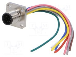 SD-M12A-08P-MM-SS8010-00A(H)_Πρίζα; M12; PIN: 8; αρσενικά; κωδικός Α-DeviceNet / CANopen; IP67