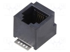 MTJ-64HX1_Πρίζα; RJ11; PIN: 4; Διάγραμμα: 6p4c; για PCB; THT; κάθετη