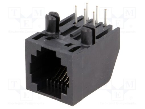 5555165-1_Πρίζα; RJ12; PIN: 6; Κατ: 3; χαμηλού προφίλ; Επίχρυση; THT