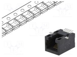 RJJU-66-141-E3H-008_Πρίζα; RJ12; PIN: 6; Κατ: 5; Διάγραμμα: 6p6c; SMT; οριζόντια