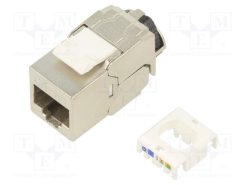 NK4064_Πρίζα; RJ45; Keystone; Διάγραμμα: 8p8c; για αγωγό; IDC; θηλυκά