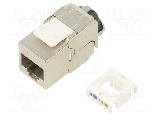 NK4064_Πρίζα; RJ45; Keystone; Διάγραμμα: 8p8c; για αγωγό; IDC; θηλυκά