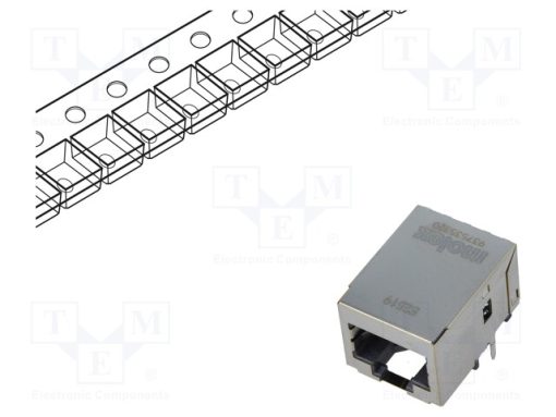 937535320_Πρίζα; RJ45; MXMag; PIN: 8; θωρακισμένα; Επίχρυση; Διάγραμμα: 8p8c