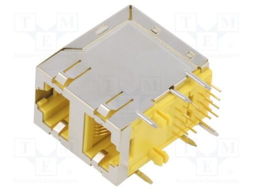 MTJG-2-88J01-FSG-PG-P114C_Πρίζα; RJ45; PIN: 8; Διάγραμμα: 8p8c; Αριθμός θυρίδων: 2