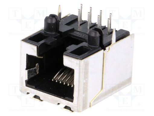 3-5338556-1_Πρίζα; RJ45; PIN: 8; Διάγραμμα: 8p8c; για PCB; THT