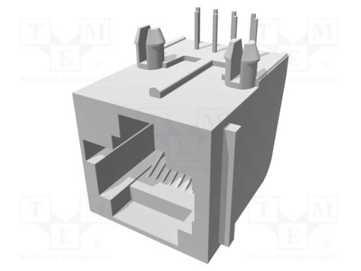 5520252-4_Πρίζα; RJ45; PIN: 8; Διάγραμμα: 8p8c; για PCB; THT