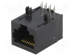 948_Πρίζα; RJ45; PIN: 8; Διάγραμμα: 8p8c; για PCB; THT; γωνιακός 90°