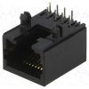 943_Πρίζα; RJ45; PIN: 8; Διάγραμμα: 8p8c; για PCB; THT; γωνιακός 90°