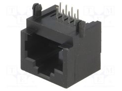 942_Πρίζα; RJ45; PIN: 8; Διάγραμμα: 8p8c; για PCB; THT; γωνιακός 90°