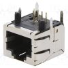 1099280_Πρίζα; RJ45; PIN: 8; Επίχρυση; Διάγραμμα: 8p8c; για PCB; THT