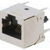 1091942_Πρίζα; RJ45; PIN: 8; Επίχρυση; Διάγραμμα: 8p8c; για PCB; THT; ευθύς