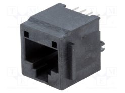 955222887_Πρίζα; RJ45; PIN: 8; Κατ: 3; Επίχρυση; Διάγραμμα: 8p8c; για PCB; THT