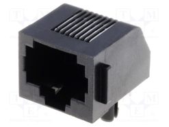 5555162-1_Πρίζα; RJ45; PIN: 8; Κατ: 3; χαμηλού προφίλ; Διάγραμμα: 8p8c; για PCB