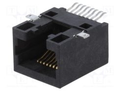 RJJU-88-141-E3H-009_Πρίζα; RJ45; PIN: 8; Κατ: 5; Διάγραμμα: 8p8c; SMT; οριζόντια