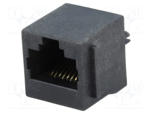 RJJU-88-141-E1V-009_Πρίζα; RJ45; PIN: 8; Κατ: 5; Διάγραμμα: 8p8c; THT; ευθύς