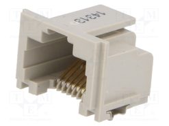 5406721-1_Πρίζα; RJ45; PIN: 8; Κατ: 5; Επίχρυση; Διάγραμμα: 8p8c; SMT; επίπεδο