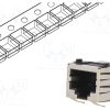 RJJS-88-SMT-WF_Πρίζα; RJ45; PIN: 8; Κατ: 5; θωρακισμένα; Διάγραμμα: 8p8c; SMT