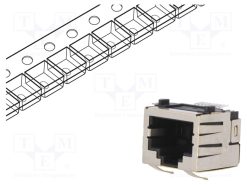 RJJS-88-SMT-WF_Πρίζα; RJ45; PIN: 8; Κατ: 5; θωρακισμένα; Διάγραμμα: 8p8c; SMT