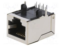 RJJS-108-142-E9H-011_Πρίζα; RJ45; PIN: 8; Κατ: 5; θωρακισμένα; Διάγραμμα: 8p8c; THT