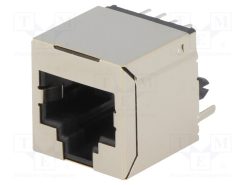 RJJS-88-142-E1V-002_Πρίζα; RJ45; PIN: 8; Κατ: 5; θωρακισμένα; Διάγραμμα: 8p8c; THT; ευθύς