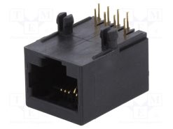 95679-001LF_Πρίζα; RJ45; PIN: 8; Κατ: 5; χωρίς θωράκιση; Επίχρυση; για PCB; THT