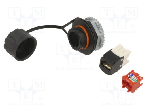 IAEBH5E_Πρίζα; RJ45; PIN: 8; Κατ: 5e; Διάγραμμα: 8p8c; ΄Εμπλοκή: βιδωτές; IP67