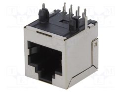 RJJS-88-142-E7H-020_Πρίζα; RJ45; PIN: 8; Κατ: 6; θωρακισμένα; Διάγραμμα: 8p8c; THT