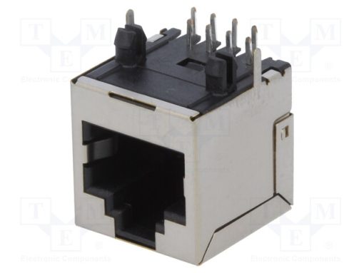 RJJS-88-142-E7H-020_Πρίζα; RJ45; PIN: 8; Κατ: 6; θωρακισμένα; Διάγραμμα: 8p8c; THT