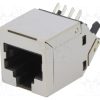 RJJS-88-142-E7A-026_Πρίζα; RJ45; PIN: 8; Κατ: 6; θωρακισμένα; Διάγραμμα: 8p8c; THT