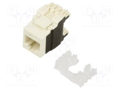 NK6X88MAW_Πρίζα; RJ45; PIN: 8; Κατ: 6a; Διάγραμμα: 8p8c; 22AWG÷26AWG; λευκό