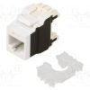 NK6X88MWH_Πρίζα; RJ45; PIN: 8; Κατ: 6a; Διάγραμμα: 8p8c; 22AWG÷26AWG; λευκό