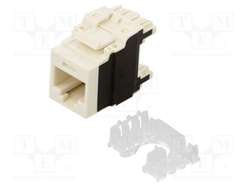 NK6X88MIW_Πρίζα; RJ45; PIN: 8; Κατ: 6a; Διάγραμμα: 8p8c; 22AWG÷26AWG; λευκό