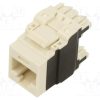 NK6X88MIW-Q_Πρίζα; RJ45; PIN: 8; Κατ: 6a; Διάγραμμα: 8p8c; 22AWG÷26AWG; λευκό