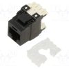 NK6X88MBL_Πρίζα; RJ45; PIN: 8; Κατ: 6a; Διάγραμμα: 8p8c; 22AWG÷26AWG; μαύρο