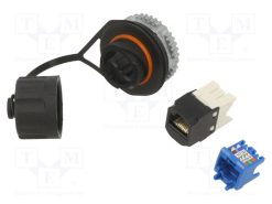 IAEBH6X_Πρίζα; RJ45; PIN: 8; Κατ: 6a; Διάγραμμα: 8p8c; ΄Εμπλοκή: βιδωτές; IP67