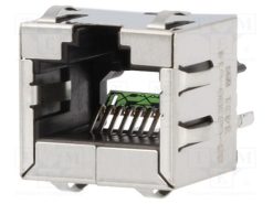 SS-60300-014_Πρίζα; RJ45; PIN: 8; Κατ: 6a; θωρακισμένα; Διάγραμμα: 8p8c; για PCB