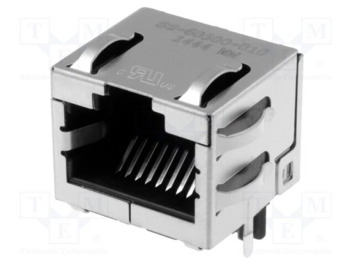 SS-60300-010_Πρίζα; RJ45; PIN: 8; Κατ: 6a; θωρακισμένα; Διάγραμμα: 8p8c; για PCB