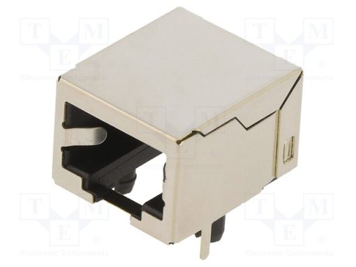 DS1126-S80BP_Πρίζα; RJ45; PIN: 8; θωρακισμένα; Διάγραμμα: 8p8c; THT; γωνιακός 90°